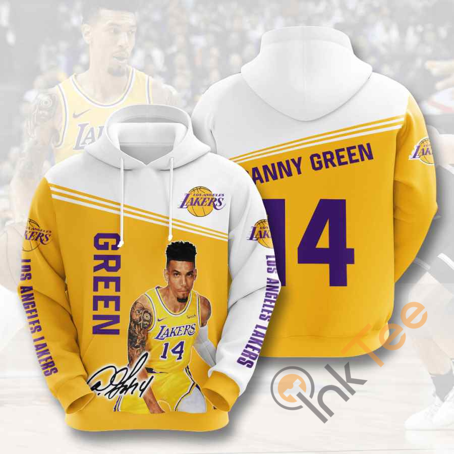 Sports Basketball Nba Los Angeles Lakers Danny Green Usa Hoodie 3D