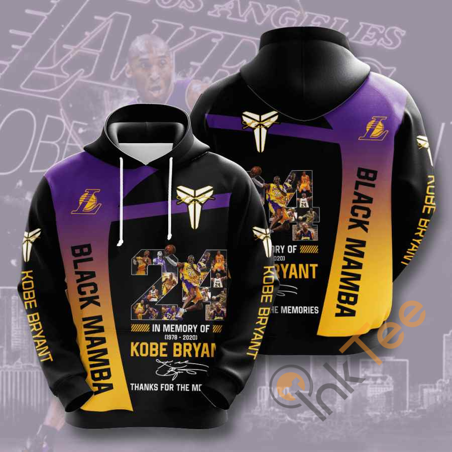 Sports Basketball Nba Los Angeles Lakers Kobe Bryant Usa Hoodie 3D