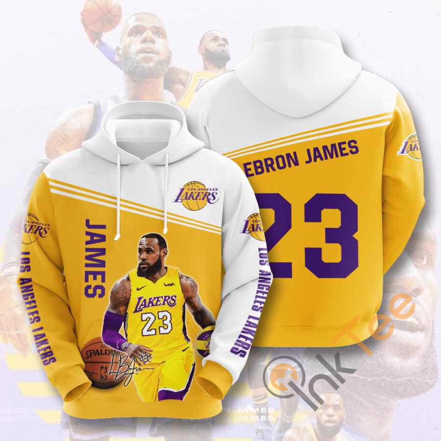 Sports Basketball Nba Los Angeles Lakers Usa Hoodie 3D