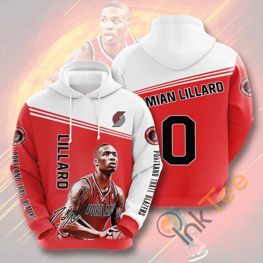 Sports Basketball Nba Portland Trail Blazers Usa Hoodie 3D