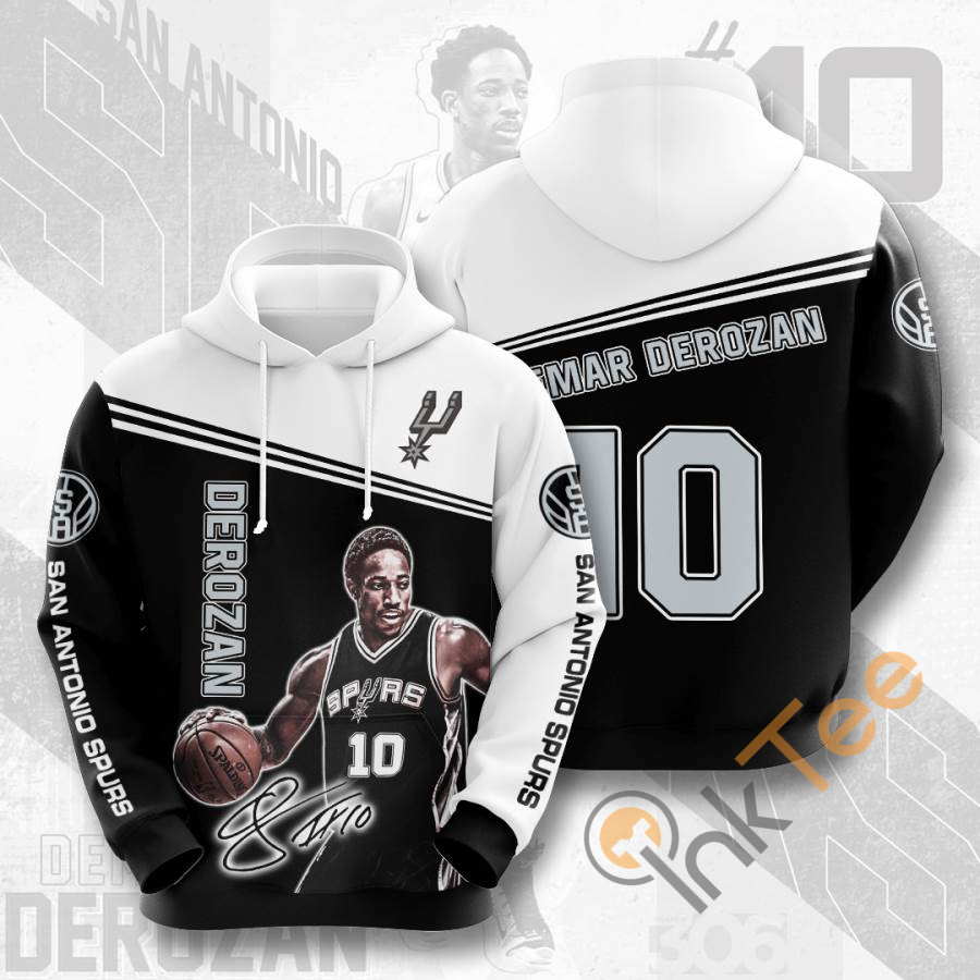 Sports Basketball Nba San Antonio Spurs Demar Derozan Usa Hoodie 3D