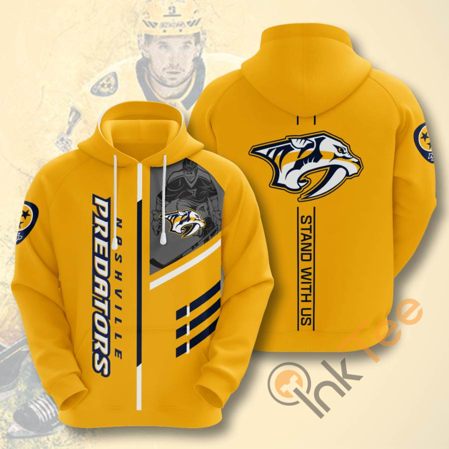Sports Hockey Nhl Nashville Predators Usa Hoodie 3D