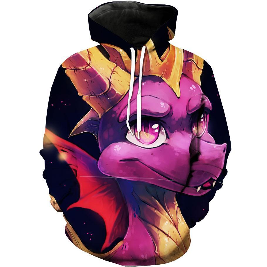 Spyro Spyro The Dragon Video Game Hoodie 3D
