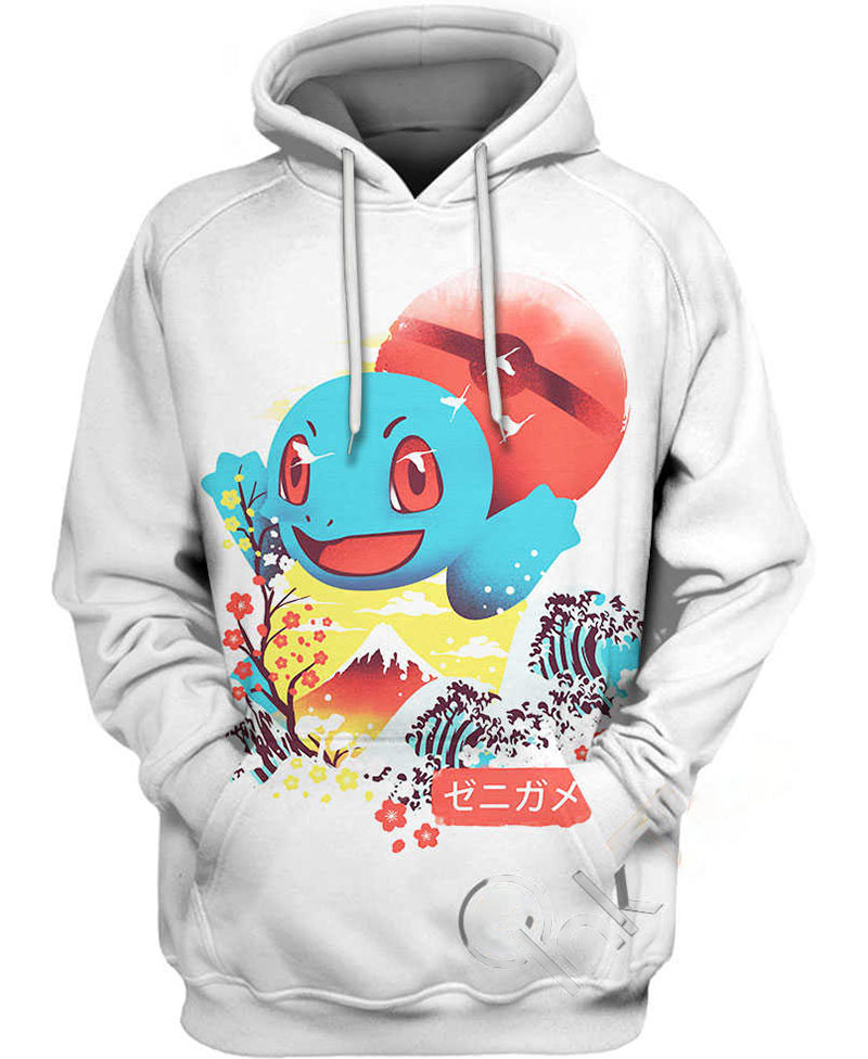 Squirtle Hoodie 3D