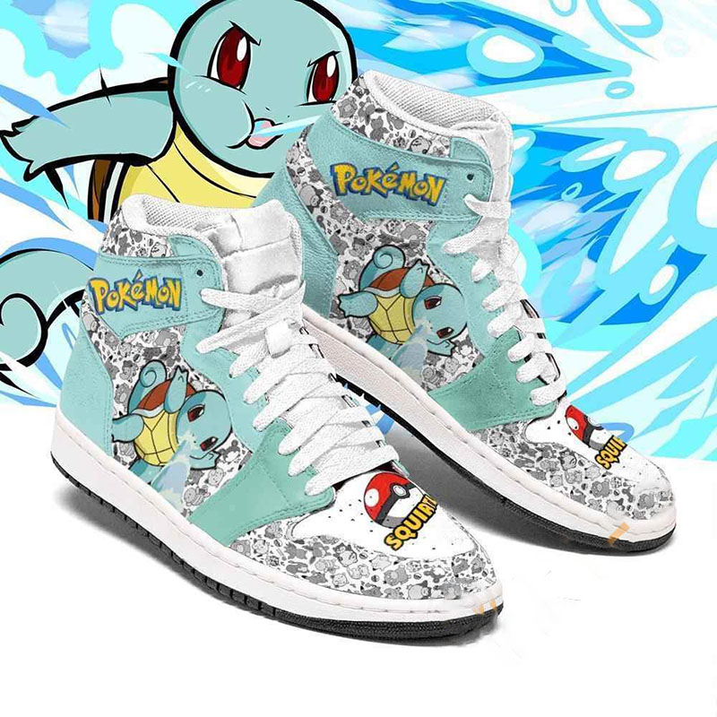 Squirtle Cute Pokemon Sneakers Air Jordan Shoes