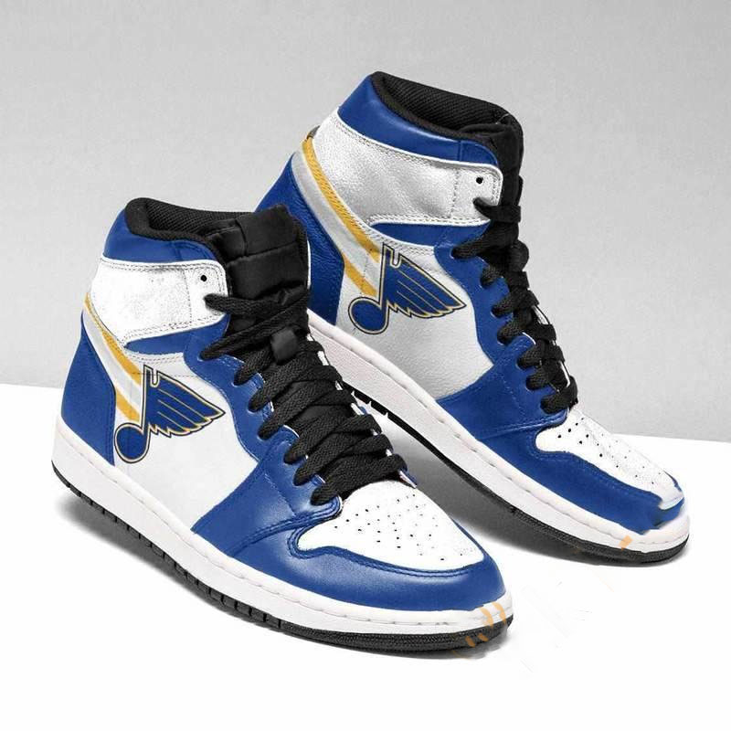St Louis Blues Nhl Custom Air Jordan Shoes