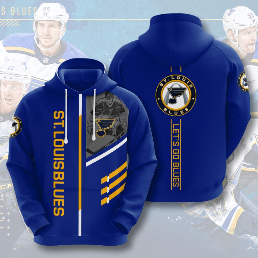 St. Louis Blues Custom Hoodie 3D