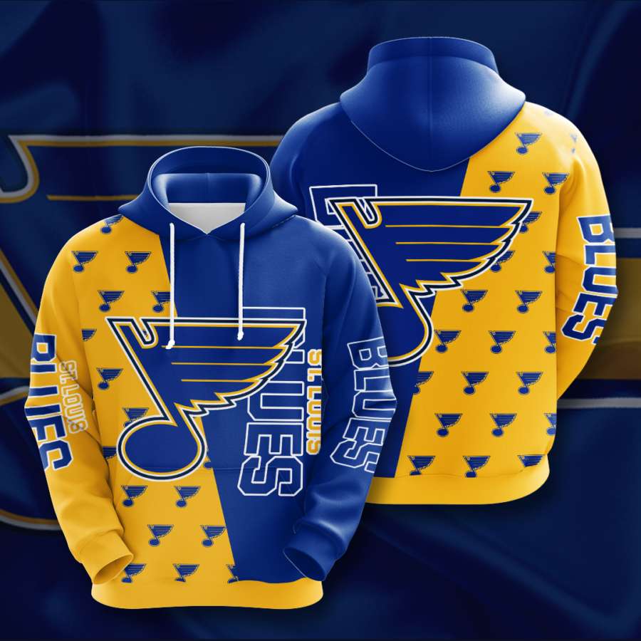 St. Louis Blues Custom Hoodie 3D