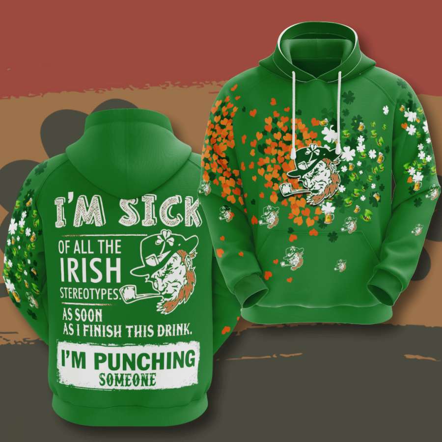 St. Patrick?s Day Custom Hoodie 3D