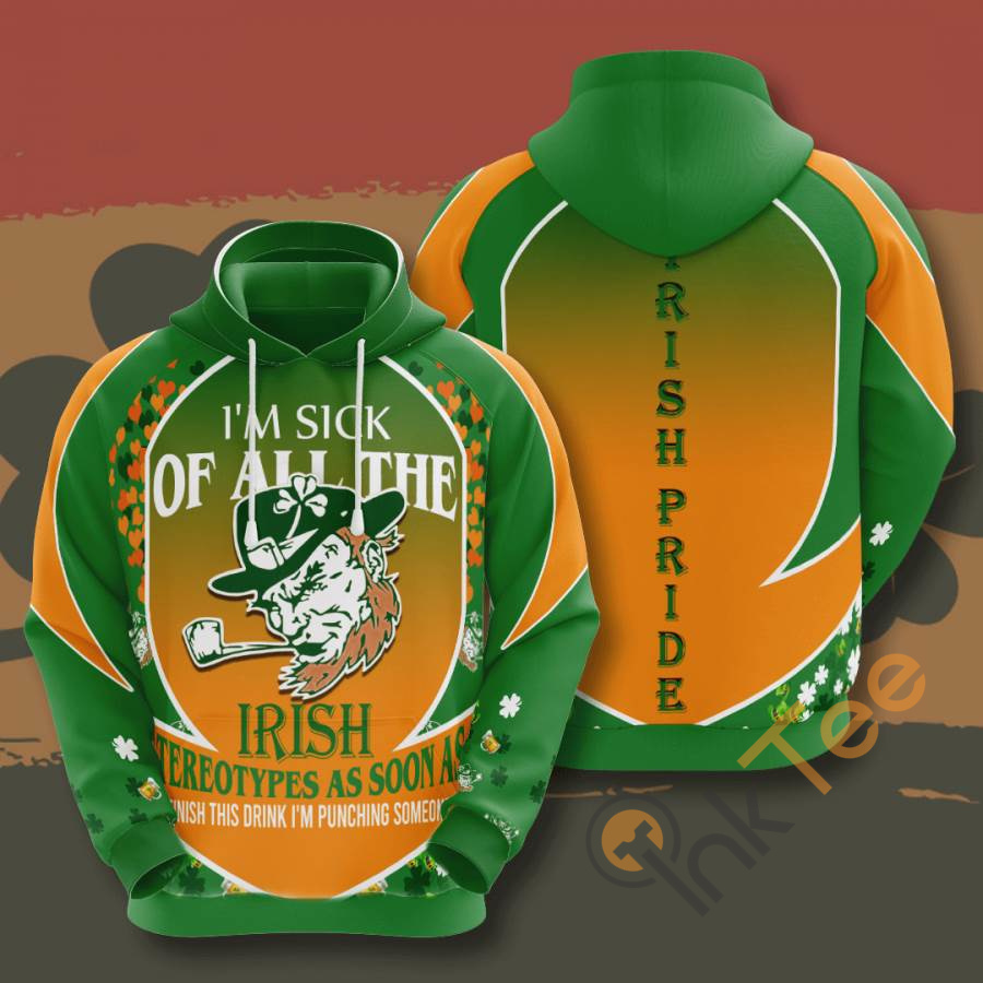 St. Patrick’s Day Usa Hoodie 3D
