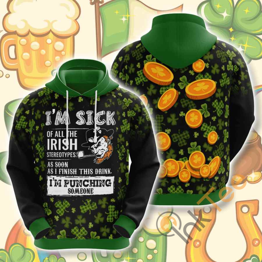 St. Patrick’s Day Usa Hoodie 3D