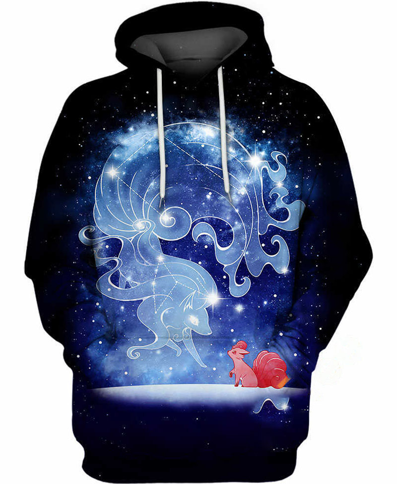 Starry Alolan Sky Hoodie 3D