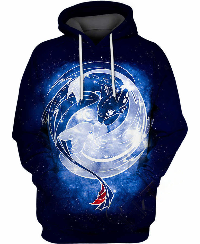 Starry Last Dragons Hoodie 3D