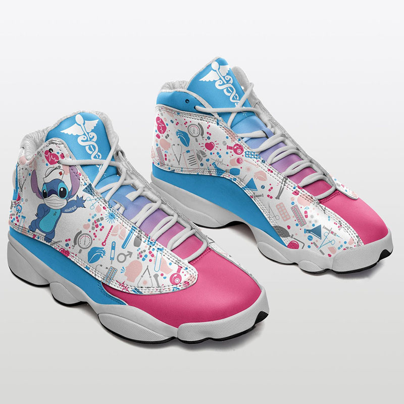 Stitch Nurse Air Jordan Shoes