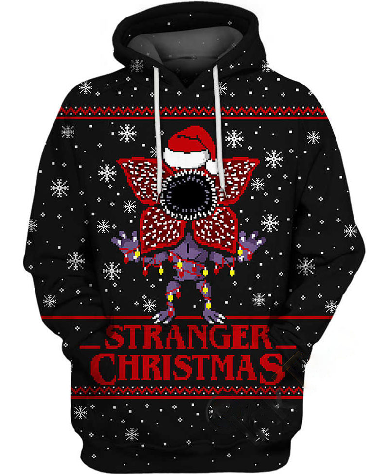 Stranger Christmas Hoodie 3D