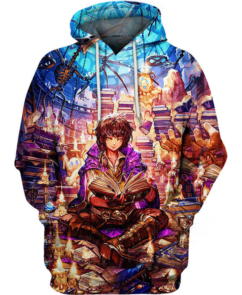 Stranger Library Hoodie 3D