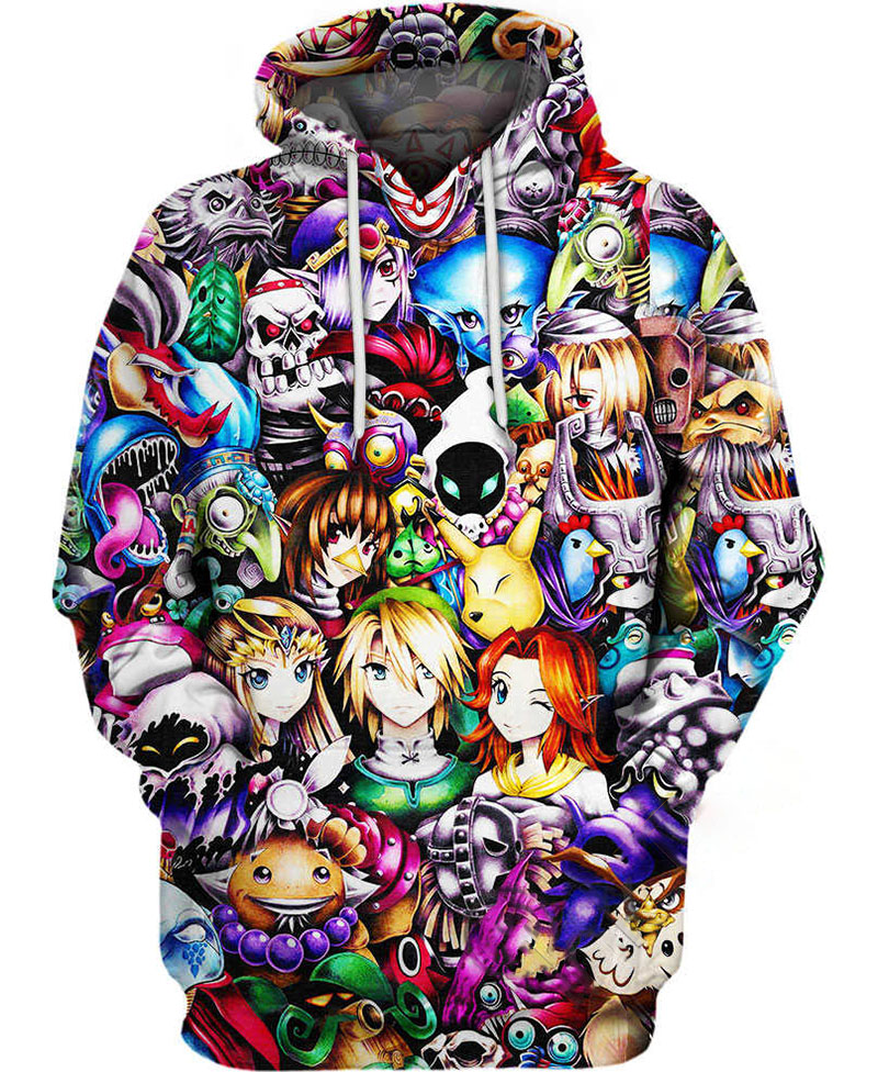 Stranger Masks Hoodie 3D