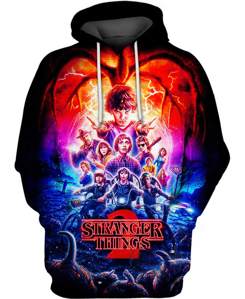 Stranger Things Hoodie 3D
