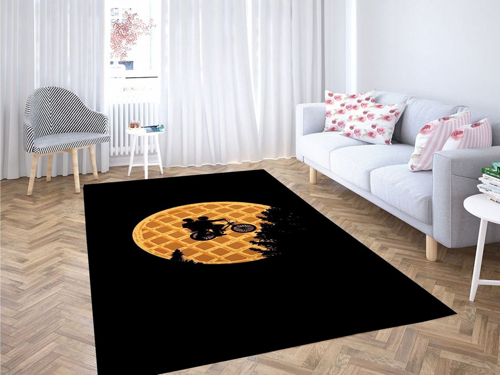 Stranger Things To The Mon Living Room Modern Carpet Rug
