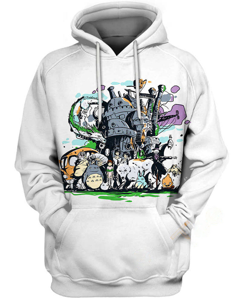 Studio Ghibli Universe Hoodie 3D