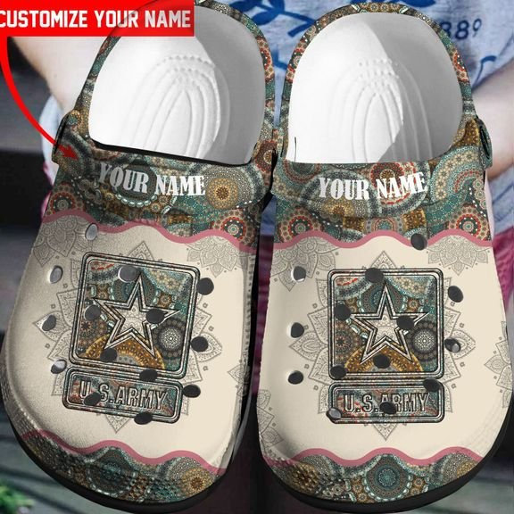 Style Us Army Crocs Clog Shoes