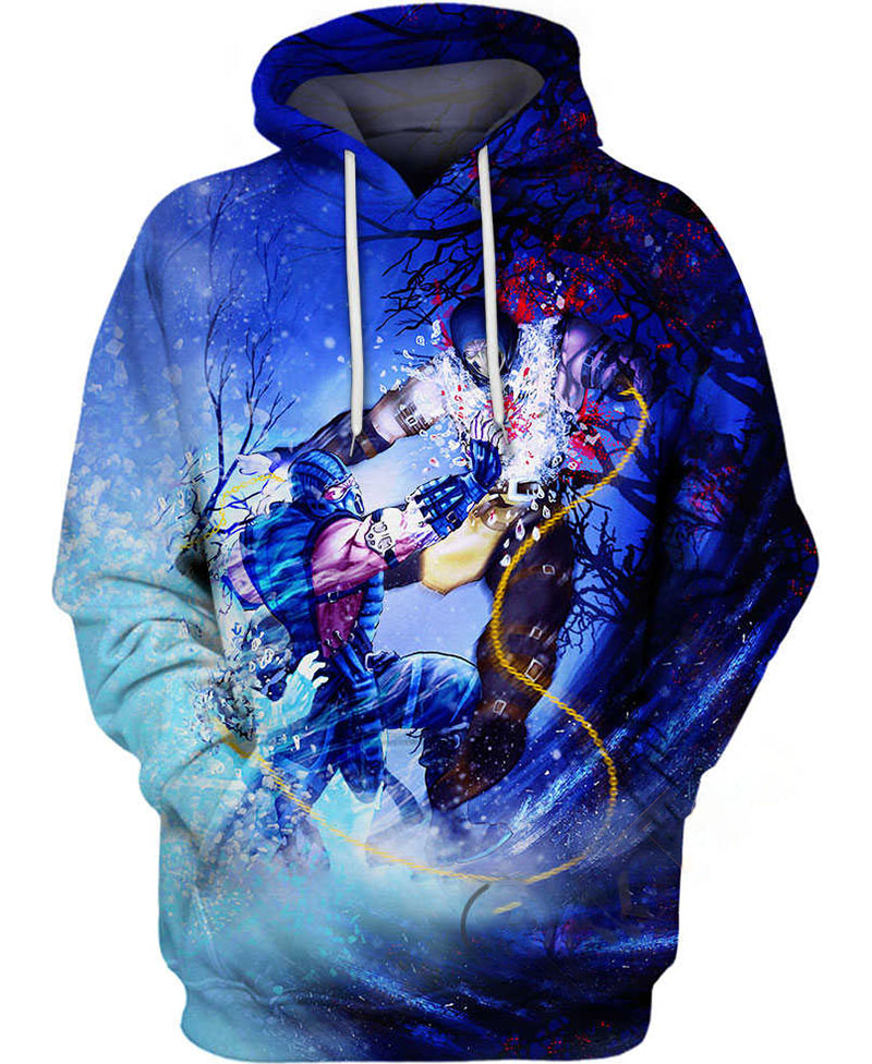 Sub Zero Vs Scorpio Hoodie 3D