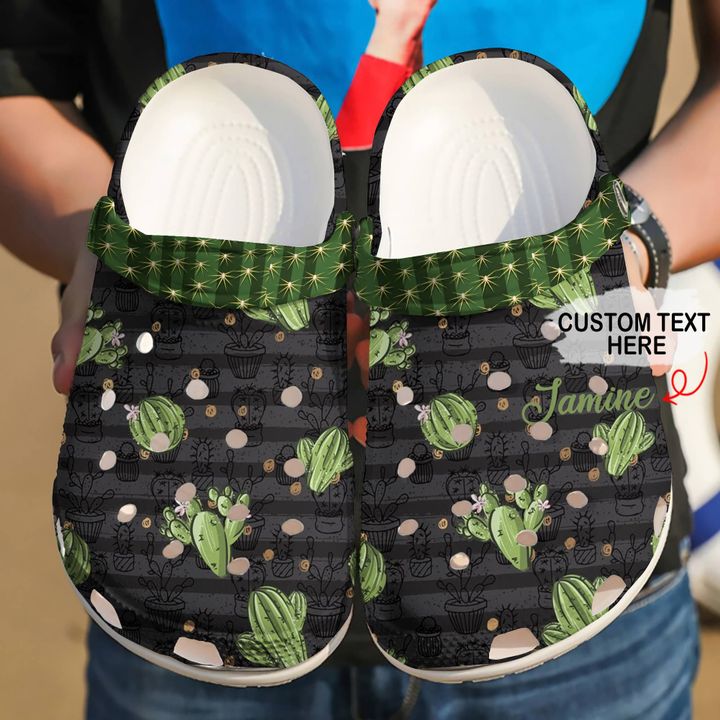 Succulent Personalized Pattern Crocs Clog Shoes