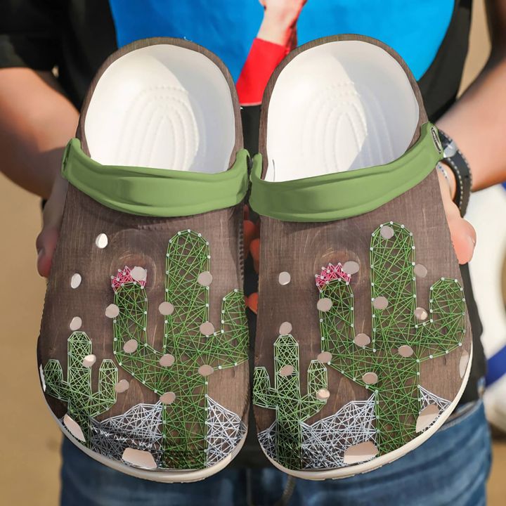 Succulent String Crocs Clog Shoes