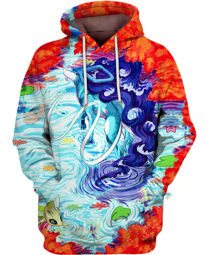 Suicune Hoodie 3D