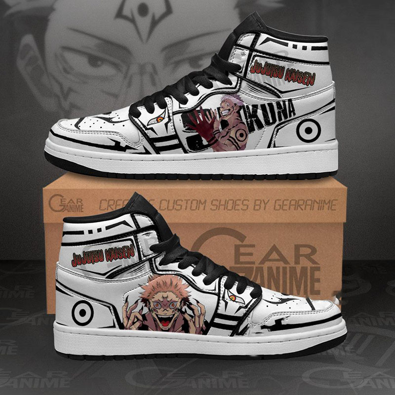 Sukuna Jujutsu Kaisen Sneakers Anime Air Jordan Shoes