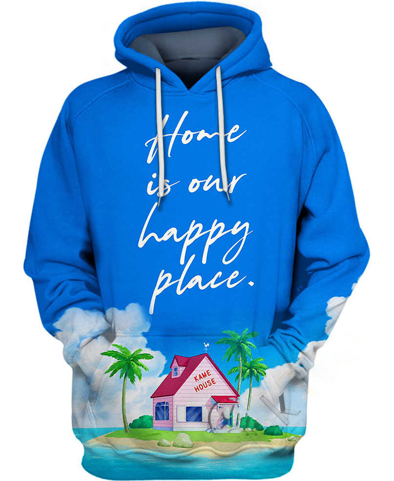 Sunset Kame House Hoodie 3D