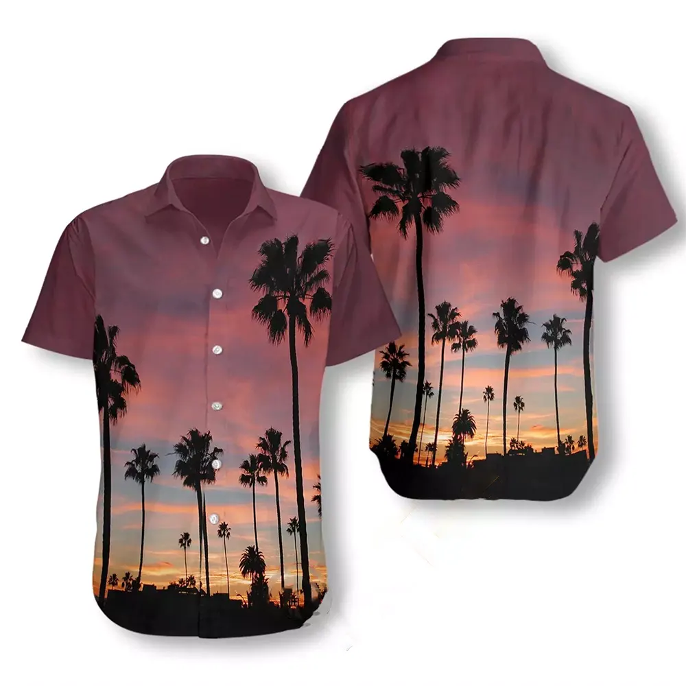 Sunset Venice Beach Hawaiian shirts