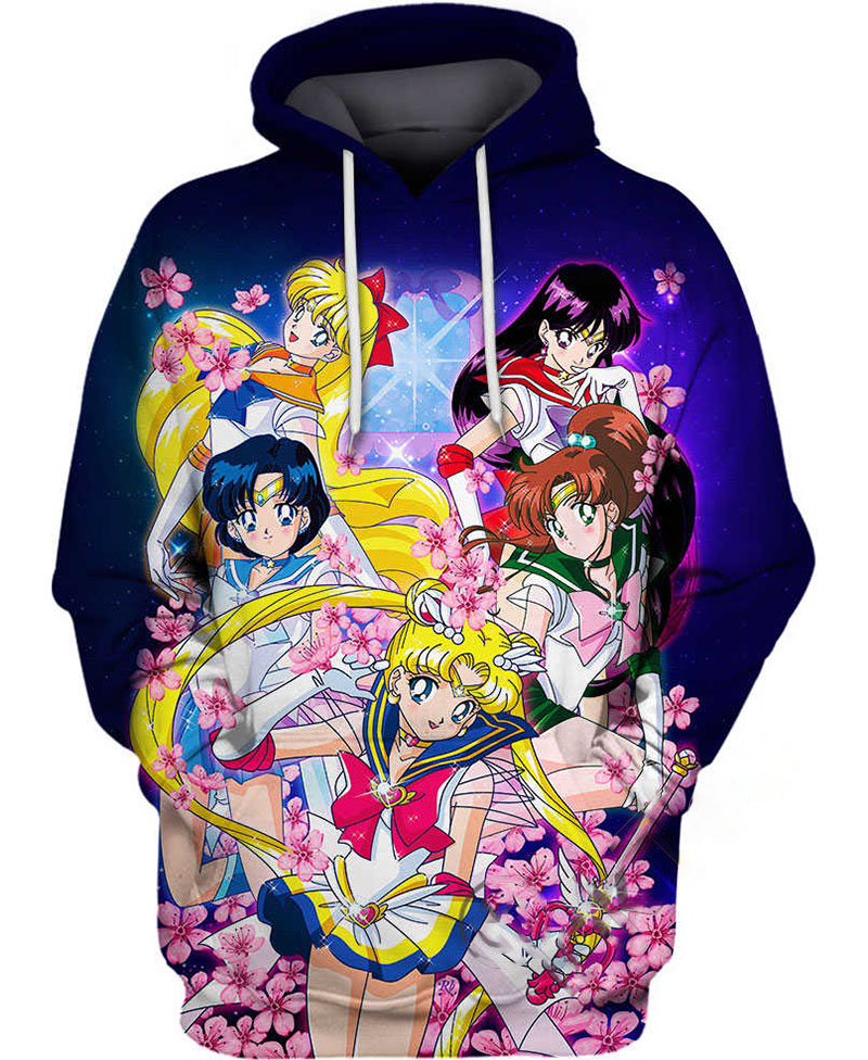 Super Inner Senshi Hoodie 3D