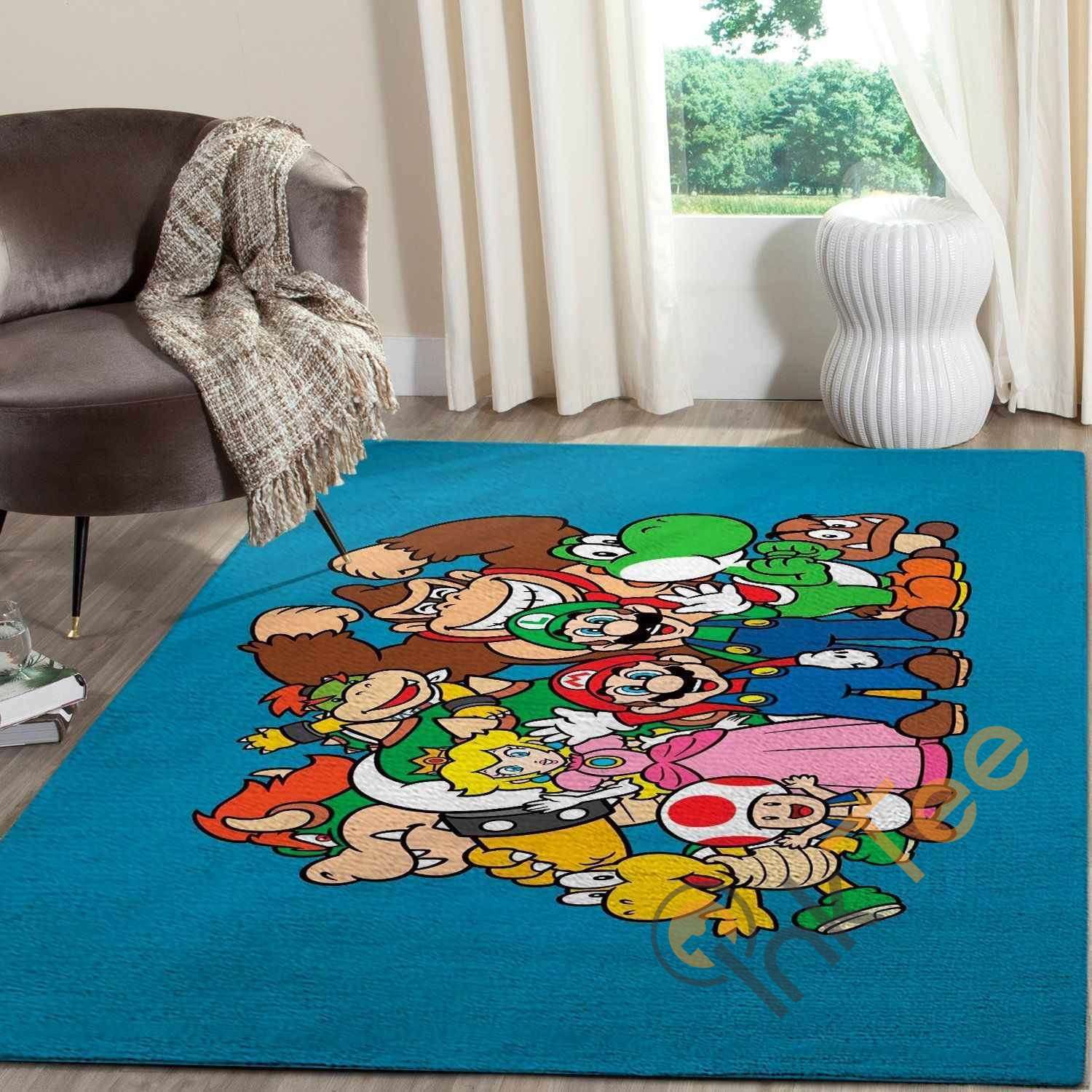 Super Mario Area Rug