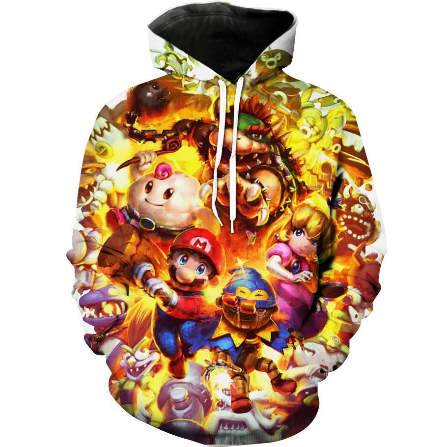 Super Mario Rpg Mario Character And Hoodie 3D