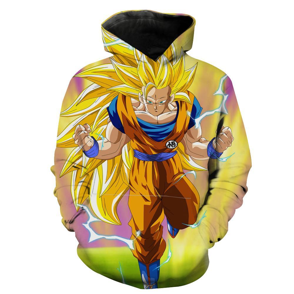 Super Saiyan Hoodie 3D