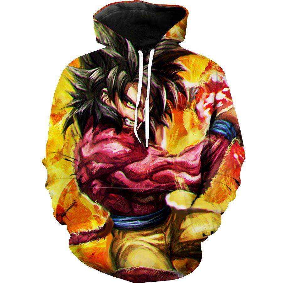 Super Saiyan Hoodie 3D