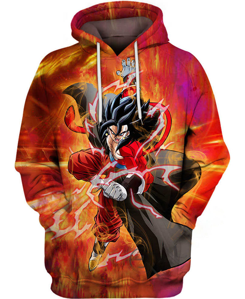 Super Saiyan Hoodie 3D