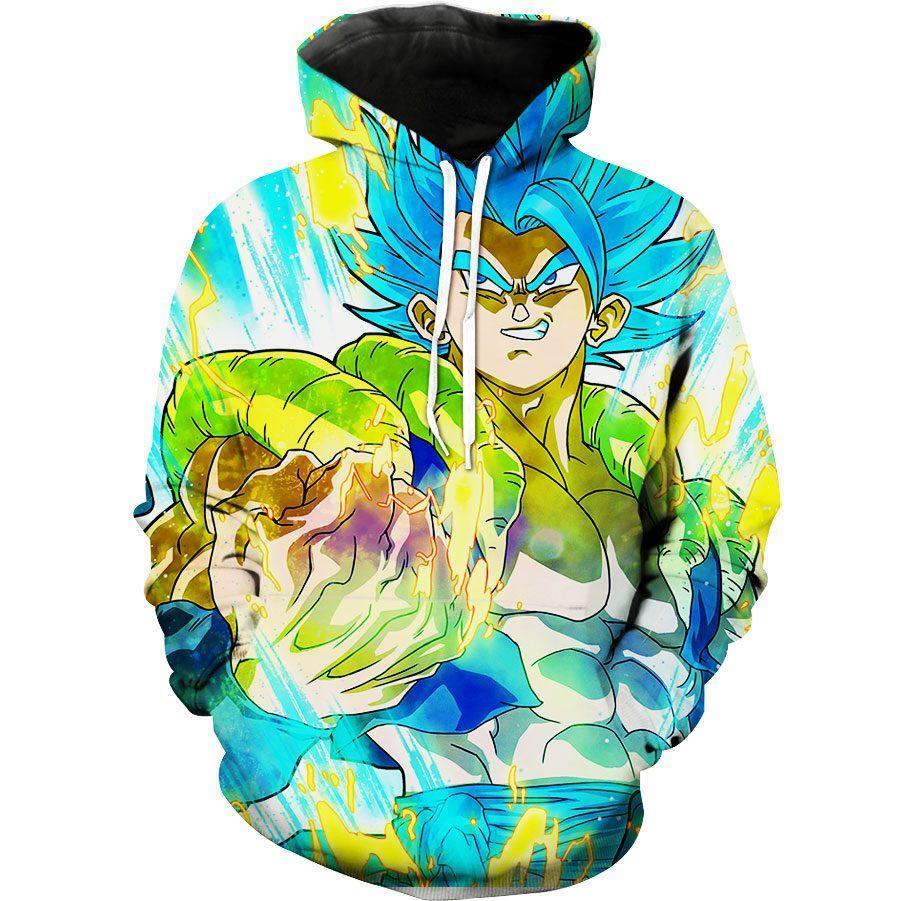 Super Saiyan Blue Gogeta Dragon Ball Super Hoodie 3D