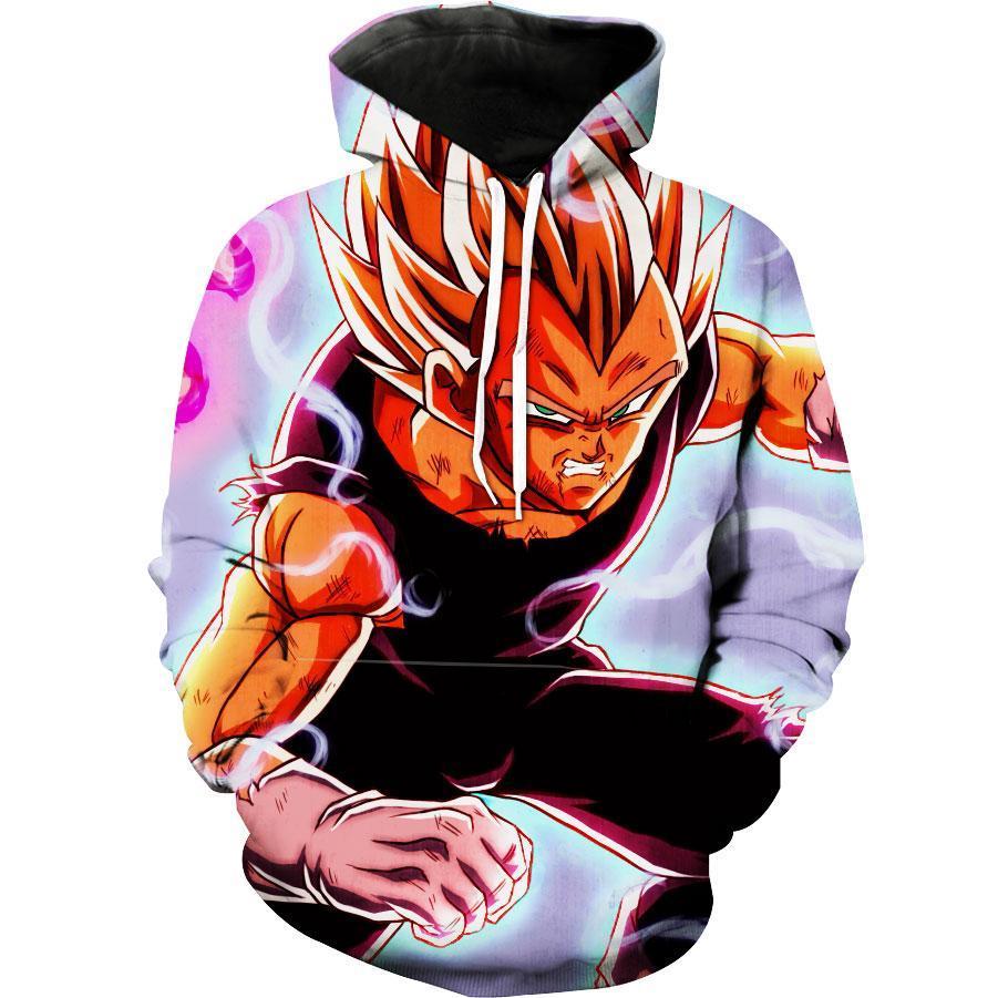 Super Saiyan Blue Kaioken Vegeta Dragon Ball Super Hoodie 3D