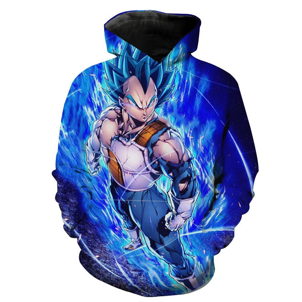 Super Saiyan Blue Vegeta Dragon Ball Super Vegetas Hoodie 3D