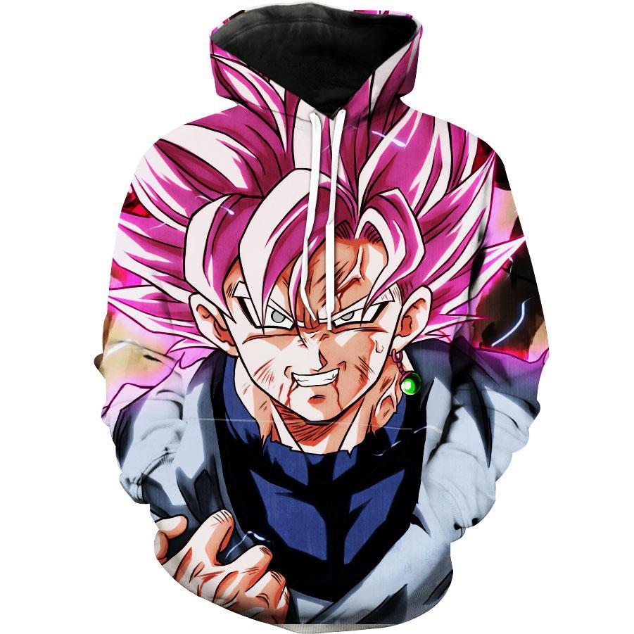 Super Saiyan Rose Goku Black Dragon Ball Super Hoodie 3D