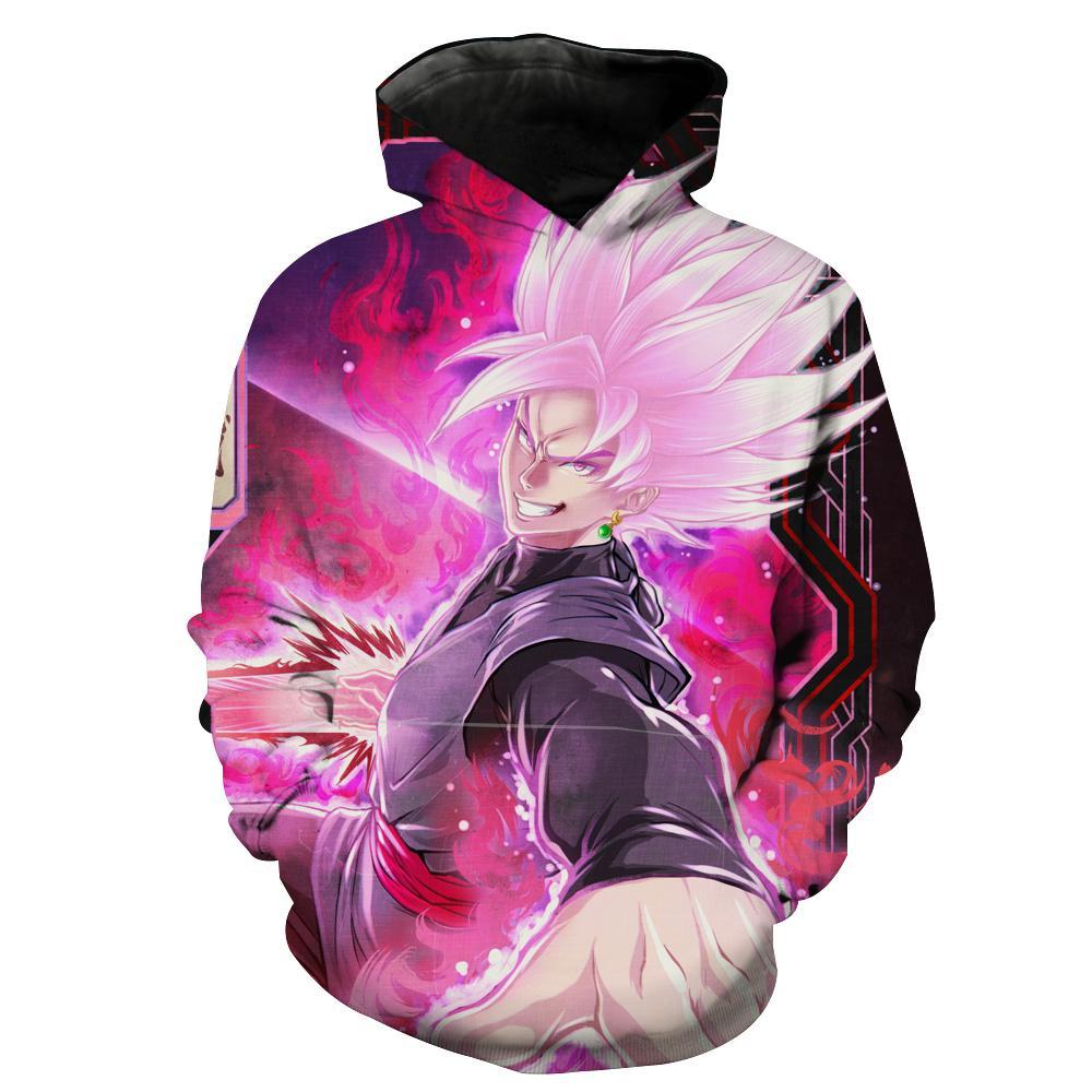 Super Saiyan Rose Goku Black Dragon Ball Super Hoodie 3D