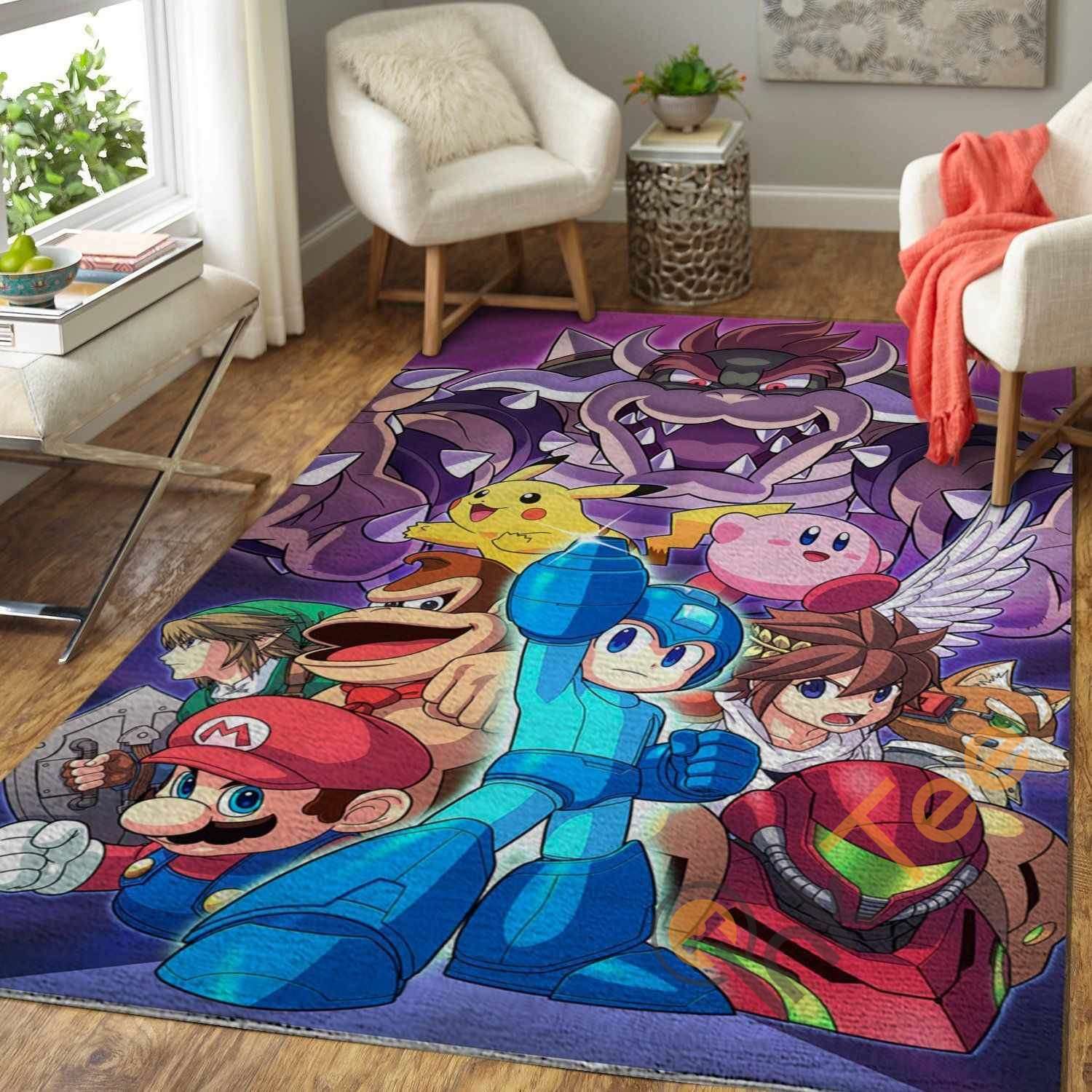 Super Smash Bros. Area Rug