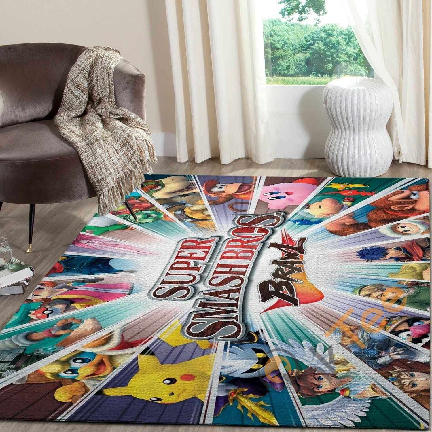 Super Smash Bros. Area Rug