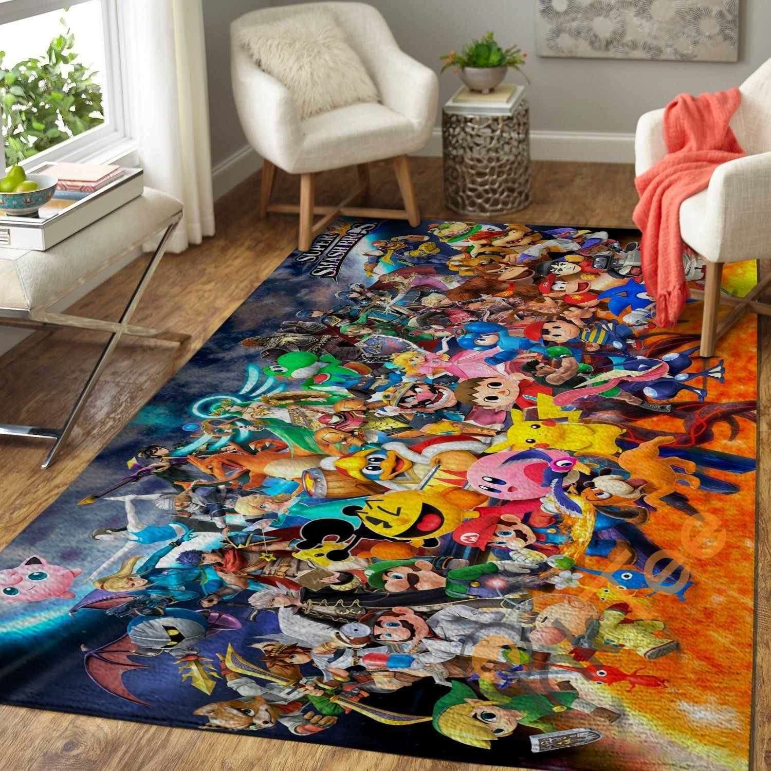 Super Smash Bros. Area Rug