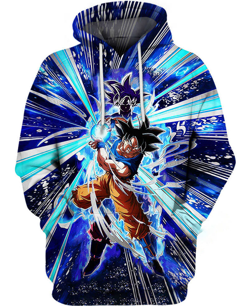 Super-dimensional Instinct Goku Hoodie 3D