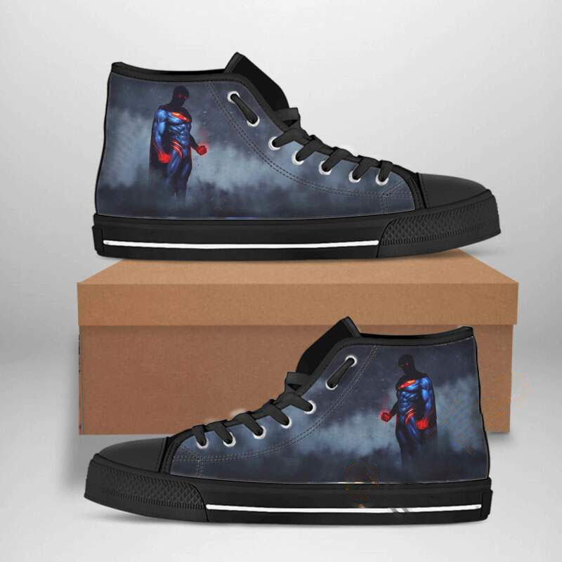 Superman Best Movie Character High Top Shoes