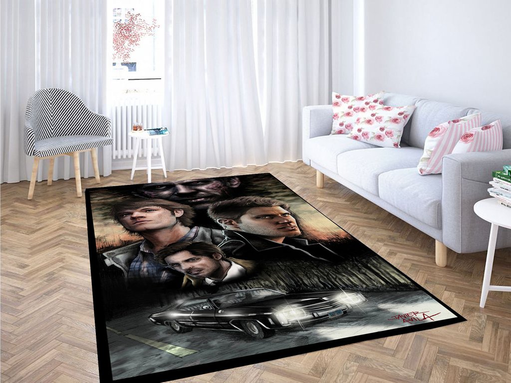 Supernatural Art Living Room Modern Carpet Rug