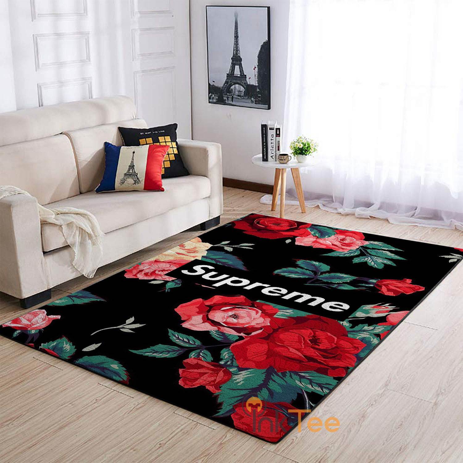 Supreme Flowers2 Area Rug